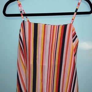 Boohoo Square Neck Strappy Striped Cami Dress, #asos #colorgul #camidress